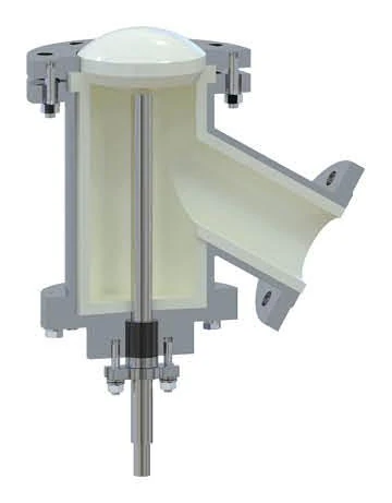FSZV: Ceramic upward-discharge valve